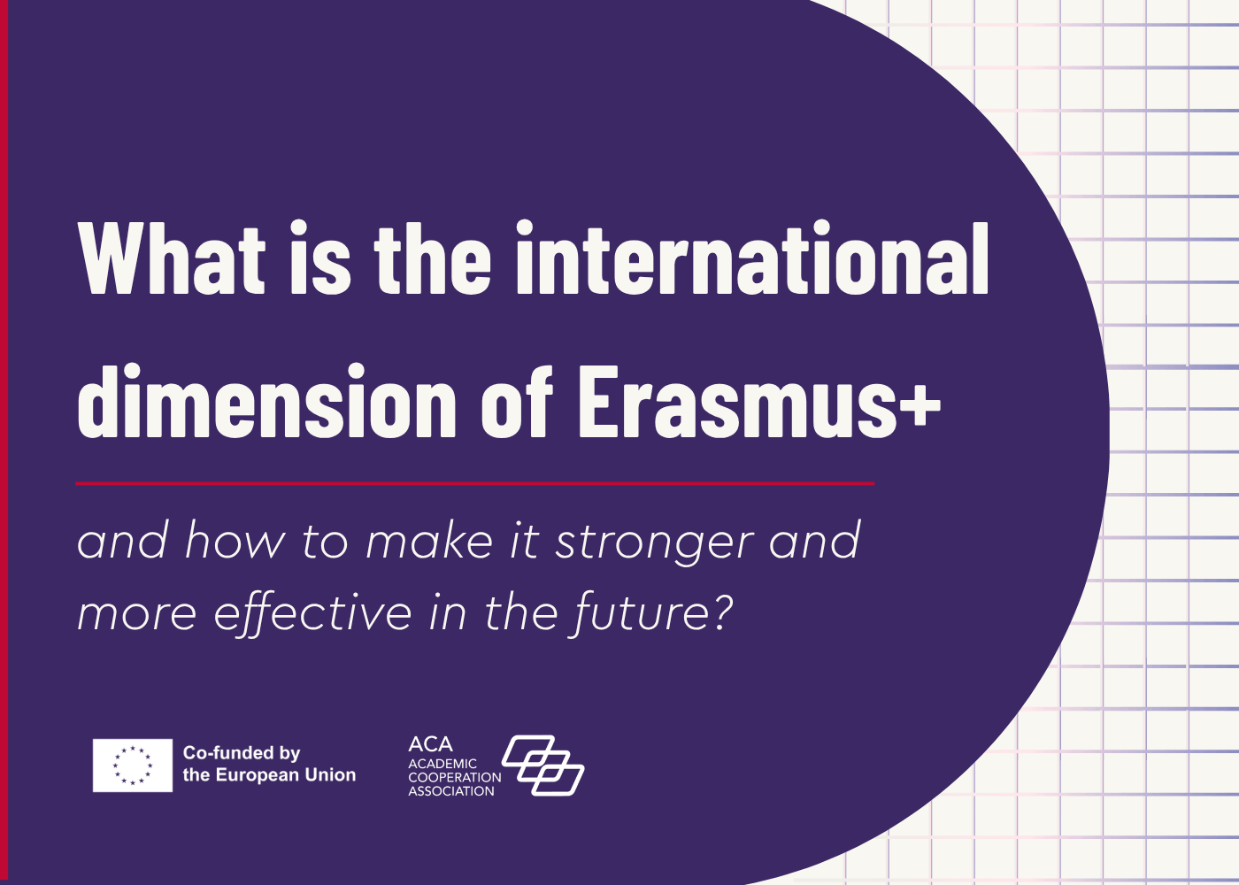 International dimension of Erasmus+